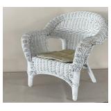 Childï¿½s Wicker Porch Chair 20W 18D 18H