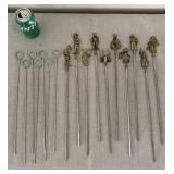 Brass Turkish Skewers Lot