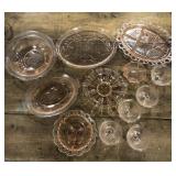 Pink Depression Glass Lot