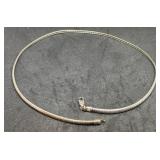 Silver 17' Necklace 17.9g Marked JM 925