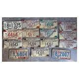 Machinery License Plate Lot