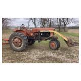 Allis Chalmers WD Tractor Kelley Front Loader