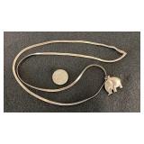 925 Ladies Necklace (Pendant Unmarked)Total