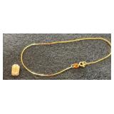 14k Watch Link and Bracelet 1.1g