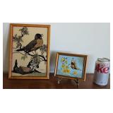 MCM Glass Painting The Robin Butterfly on Board