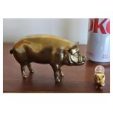 Brass Pig Piglet