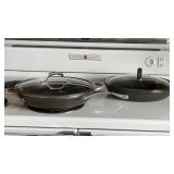 Calphalon 12ï¿½ Skillet and Lid Lot