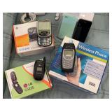 Cell Phone and Charge Cord Lot Dead Tech iPhone