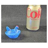 Westmoreland Glass Miniature Hen on Nest