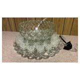 Punch Bowl & 12 Cups