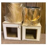 Culverï¿½s Gold Tone Ice Buckets (2) NIB