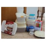 Rubbermaid Plastic Container Lot