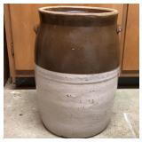 Two-Tone Crock ï¿½Butter Churnï¿½ Style
