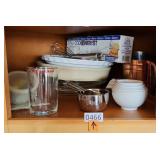Baking Lot Measuring Cups Sifter Pue Plates Cake