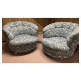 MCM Barrel Chairs ( Pair) W36 H28 D34