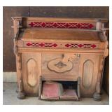 Pump Organ Walnut Wood 47 x 21 x 40 Mason &