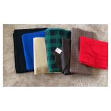 Vintage Wool and Polyester Fabric Lot Large