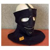 WW2 USN Wool Felt Face Mask Blue Cold Weather US