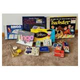 Vintage Game Lot Twister Lingo Yahtzee Rook