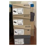 Ecco Womenï¿½s Shoe Lot Size 9-9.5 Black Light Gray