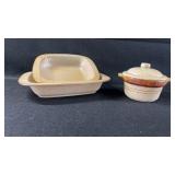 Pottery Craft USA Large Dish Has Chip