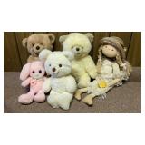 Soft-Body Figures Bears, Bunny, Girl (5)