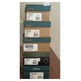 Clarks Women Shoe Lot Size 9 Black Bronze Bone