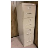4 Drawer Licking Metal File Cabinet W15 H52 D28
