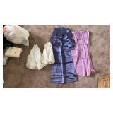 Taffeta Dresses and Crinoline Lot