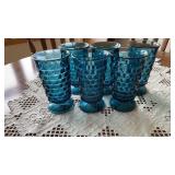 6 Vintage Indiana Glass Whitehall Colony Riviera
