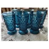 6 Vintage Indiana Glass Whitehall Colony Riviera