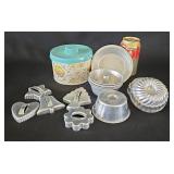 Mrs Lelands 1958 Butter Bits Tin Aluminum Cookie