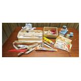 Vintage Sewing Tray Accessories