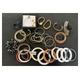Costume Jewelry Bangle Bracelet Lot