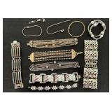 Gold and Silver Tone Bracelet Lot