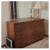 MCM 1960s Cherry Dresser Made by Lincoln Cross