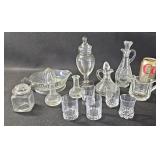 Glass Juicer Shot Glasses Vinaigrette Glass Lot
