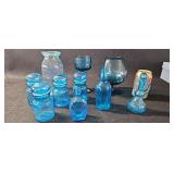 Blue Decorative Glass Lot