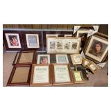 Picture Frame Lot  (20) Frames3.5x3.5 to 8x10
