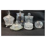 Candy Jar Lot Crystal and Cut Glass