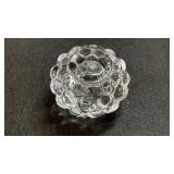 Orrefors Sweden Hallon Raspberry Crystal Votive