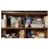 Contents of Cabinet Paper Products Metal Baking