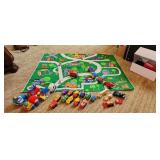 Fabric Playmat Cars Trucks