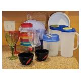 Kitchen Service Lot Pitchers 4 Margarita Plastic