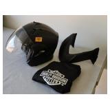 Harley Davidson Motorcycle Helmet with Storage