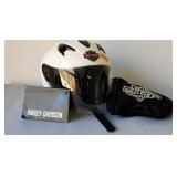 Harley Davidson Motorcycle Helmet with Storage