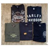 Harley Davidson T Shirt Museum and Other Lot