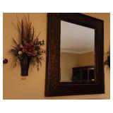 Wall Beveled Mirror 46"w x 55" h x 3.5"d Wood