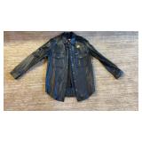Menï¿½s Leather Jacket Harley Davidson Shirt