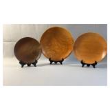 Handcrafted Plates Food Safe Oils Ash Hickory